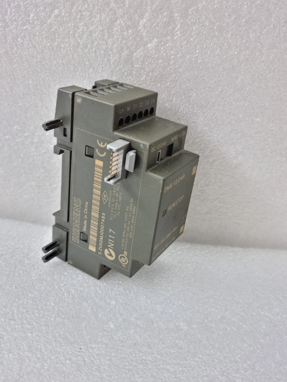 SIEMENS 6ED1055-1MB00-0BA1 DM8 12/24R 12/24VDC LOGO EXPANSION MODULE